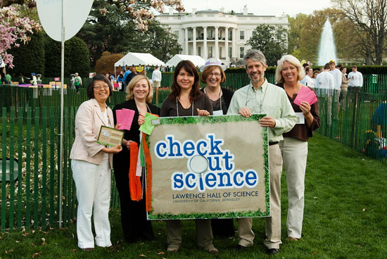 Hall staff and volunteers at the White House Easter Egg Roll event